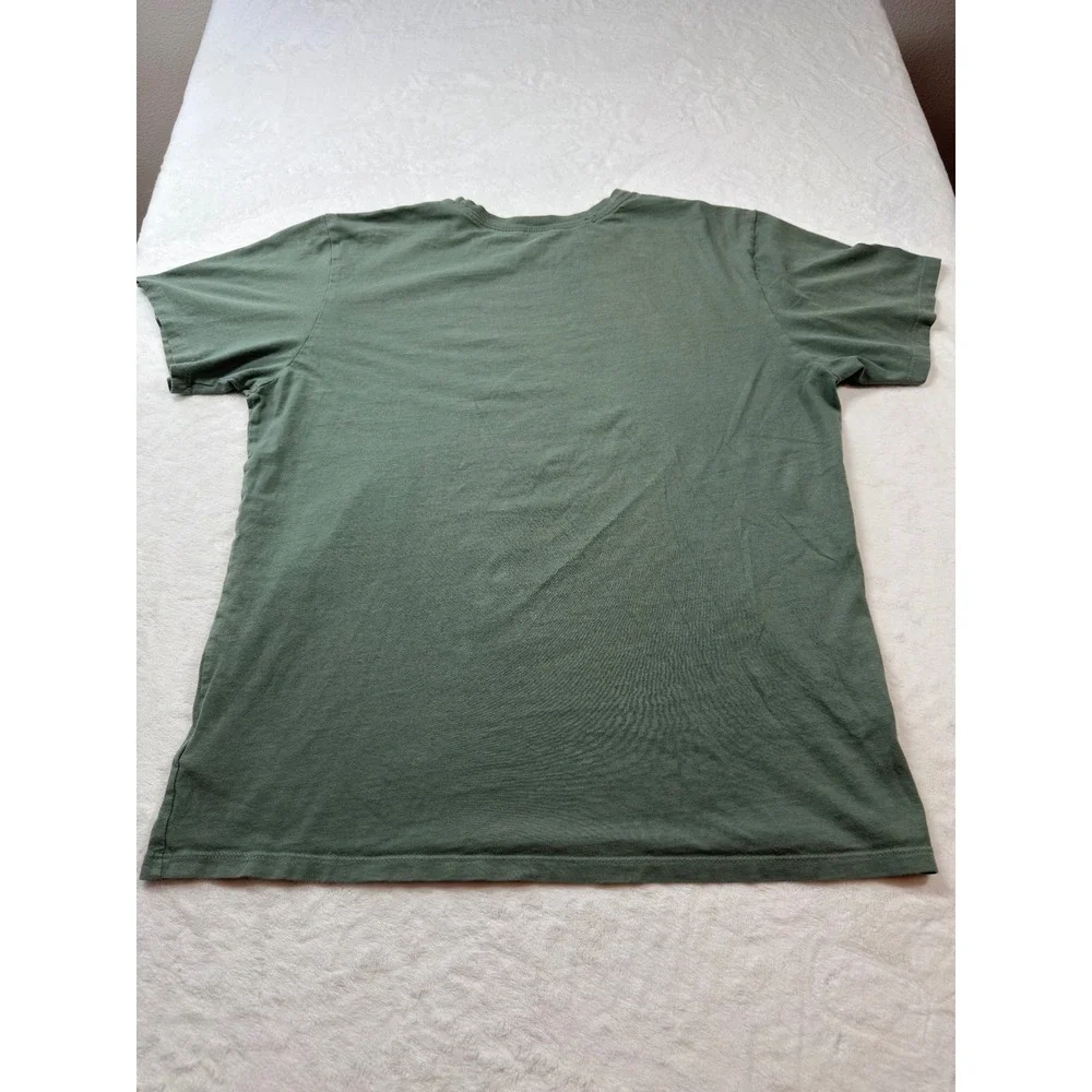 The North Face Graphic Tee Mens Large‎ Green Fair Bear Mountain ML056